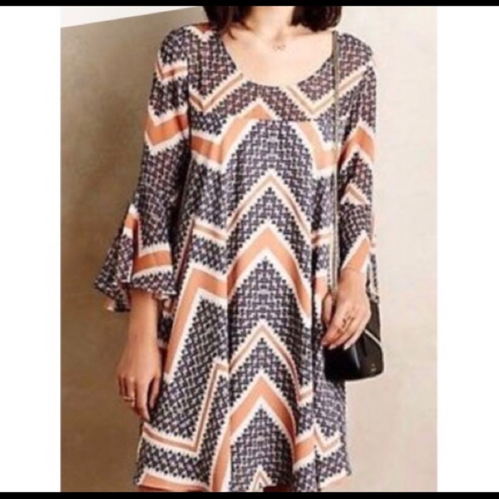 Paper Crown Swing dress Anthropologie